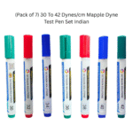 (Pack of 7) 30 To 42 Dynes/cm Mapple Dyne Test Pen Set Indian